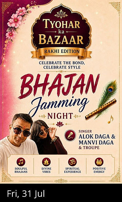 Bhajan Jamming by Alok and Maanvi Daga