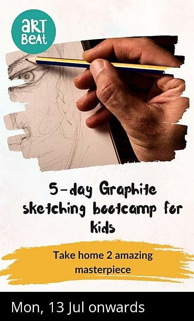 5-day sketching bootcamp for kids