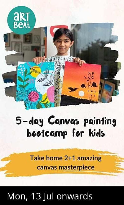 5-day Canvas painting bootcamp for kids