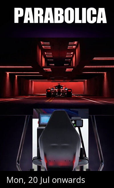Dual Track F1 Experience at Parabolica.
