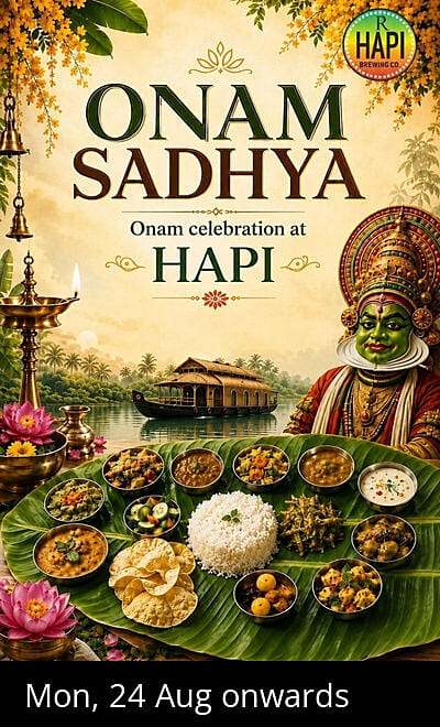 ONAM SADHYA - RHAPI MUMBAI