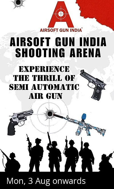 Airsoft Gun India Shooting Experience Arena
