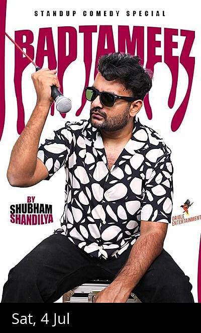 Badtameez - A Stand Up Solo By Shubham Shandilya 