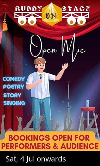 Open Mic - Comedy & Poetry.