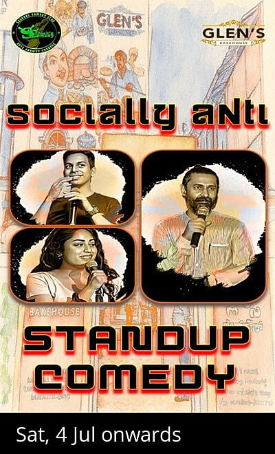 Socially Anti -Standup Comedy @Glen's Kalyan Nagar