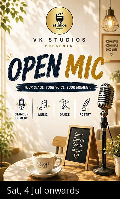 Open Mic - Standup Comedy, Music, Poetry