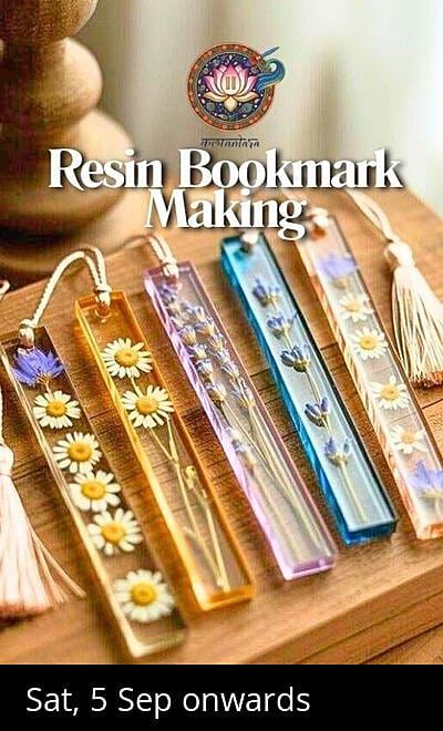 Resin Bookmark Making - Kalaantara