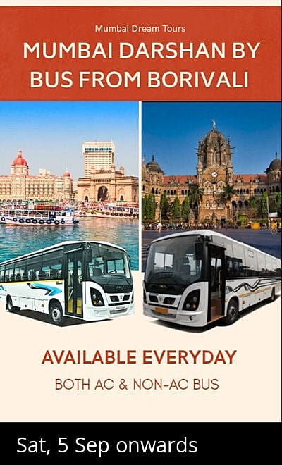 Mumbai Darshan by Bus from Borivali
