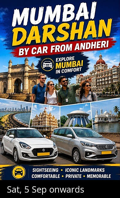 Mumbai Darshan by Car from Andheri 