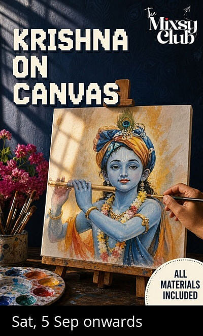 Krishna on Canvas