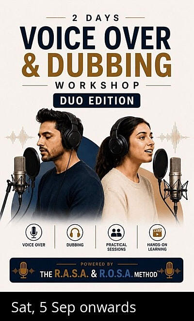 2-Days Voice and Dubbing Workshop (Duo Edition)