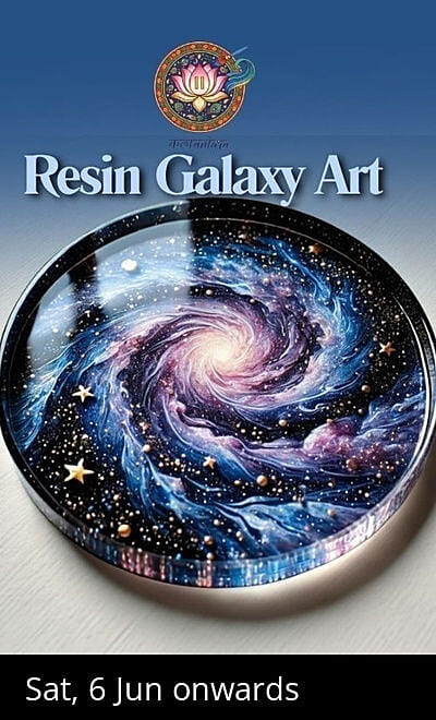 Resin Galaxy Art - Kalaantara