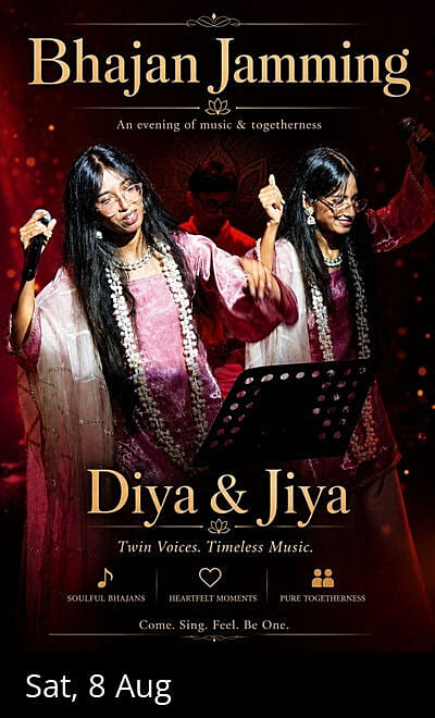 Bhajan Jamming - Diya and Jiya Live