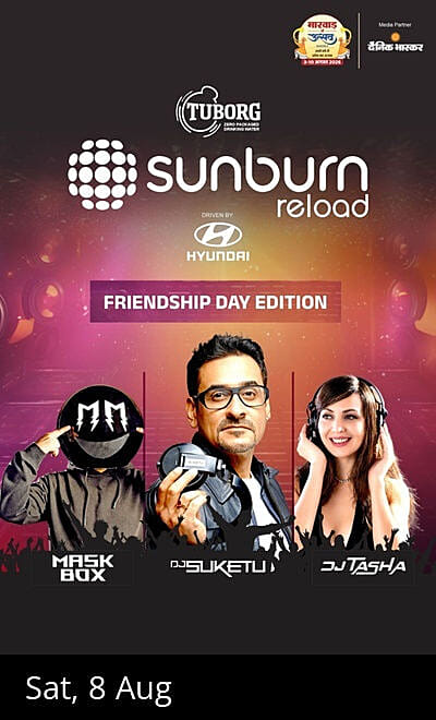 Sunburn Reload Friendship Day Edition Jodhpur 2026