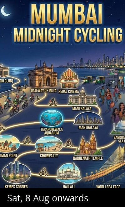 Mumbai Midnight Cycling