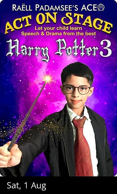 Raell Padamsee's Act On Stage -HARRY POTTER 3