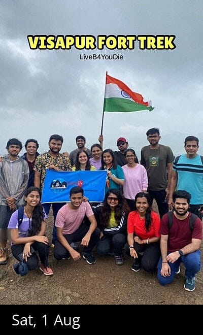 Visapur Monsoon Trek - Liveb4youdie