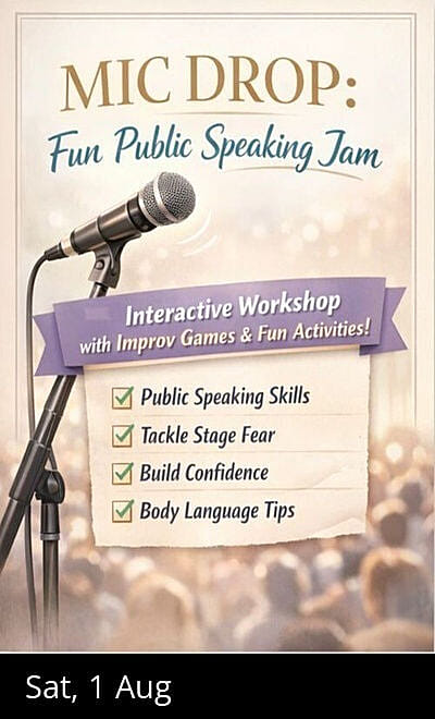 MIC DROP: Fun Public speaking jam