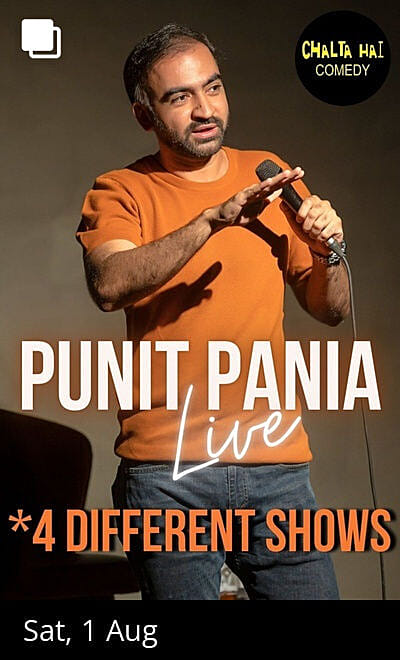 Punit Pania Live ft. 4 different shows