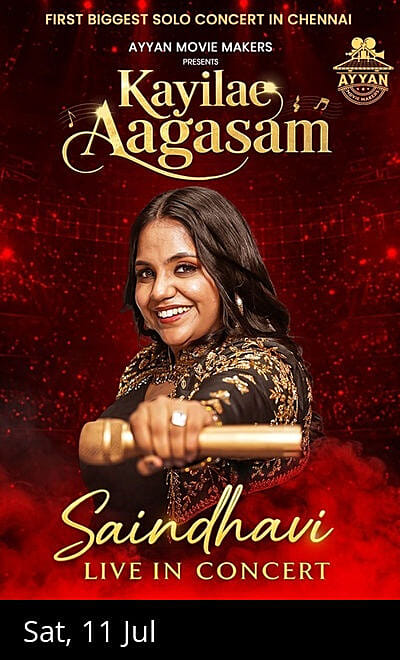 Kayilae Aagasam - Saindhavi Live in Concert