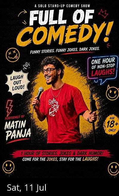 Full Of Comedy (A Solo Stand-up comedy Show)