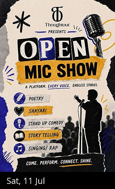Thoughtout Present Open Mic Show