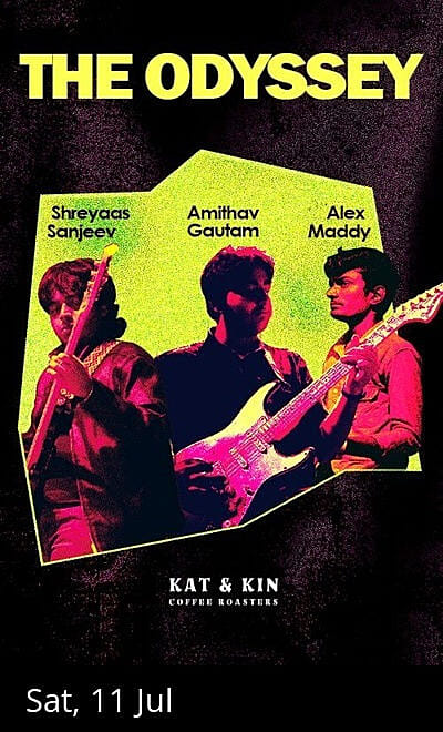 The Odyssey live at Kat and Kin Coffee Roasters