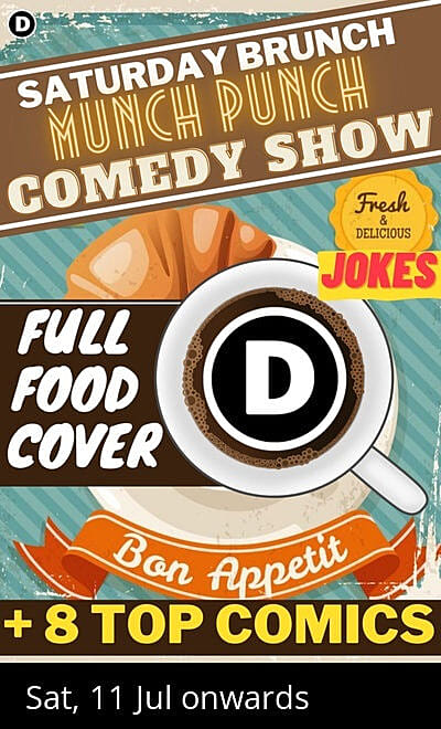 Saturday Brunch Munch Punch (Comedy Show)