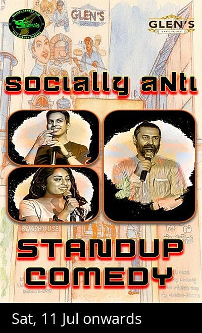 Socially Anti -Standup Comedy @Glen's Kalyan Nagar