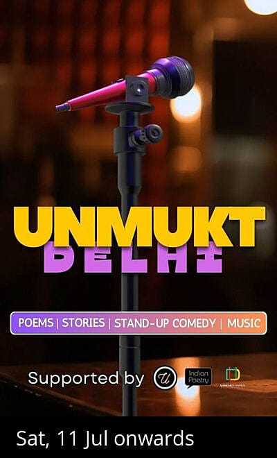 Unmukt's Delhi Open Mic - Poetry, Comedy & Stories