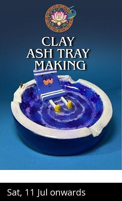 Clay Ash Tray Making - Kalaantara