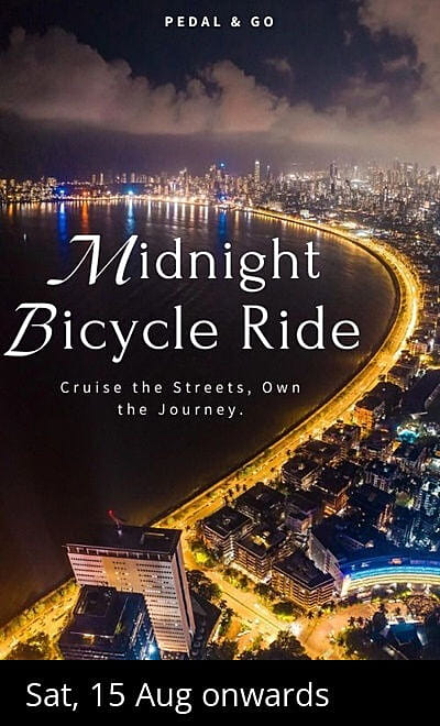 Mumbai Midnight Cycling - Pedal & Go