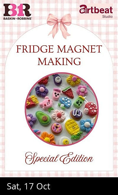 Kids Fridge Magnet Making Workshop- Artbeat Studio