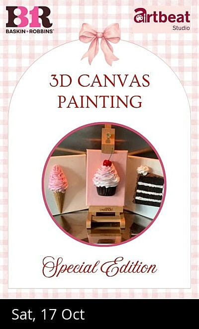 Kids 3d Canvas Painting Workshop - Artbeat Studio.