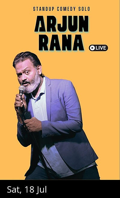 Arjun Rana Live - Standup Solo by Arjun Rana!
