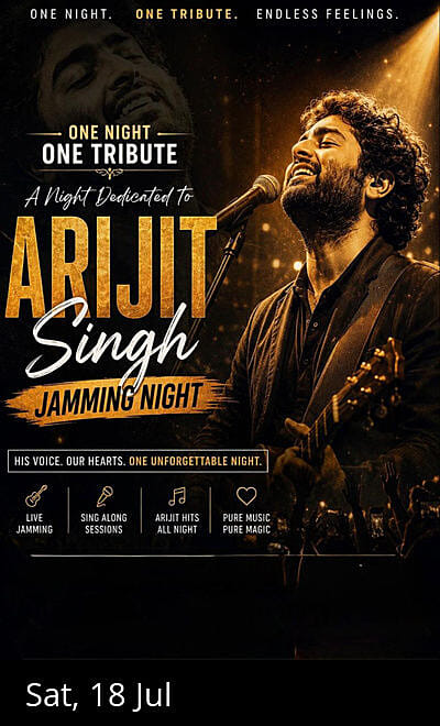 ONE NIGHT ONE TRIBUTE Arijit Singh Jamming Night