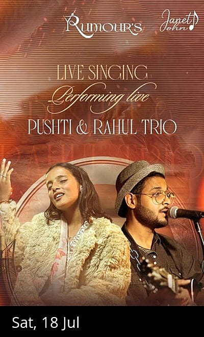 Live Music Night with Pushti & Rahul Trio