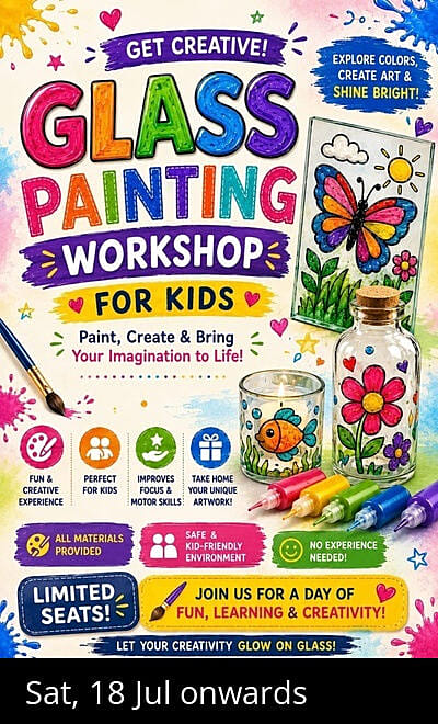 Kids Paint on Glass Workshop