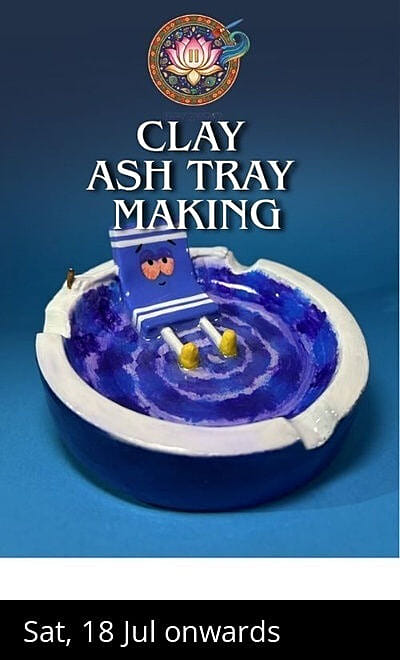 Clay Ash Tray Making - Kalaantara