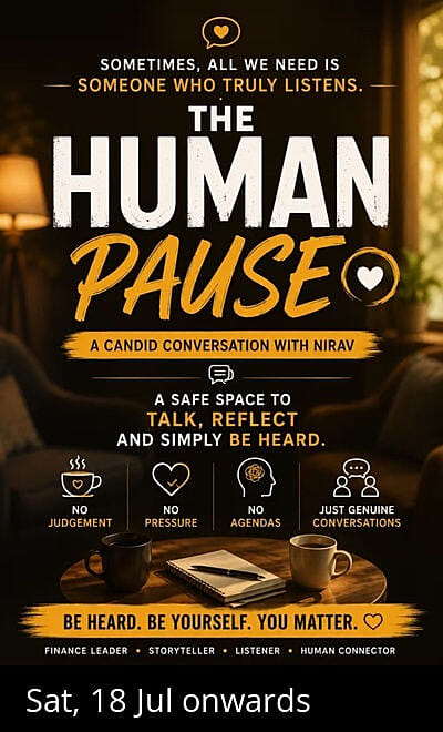 The Human Pause. Unfiltered Conversations with me