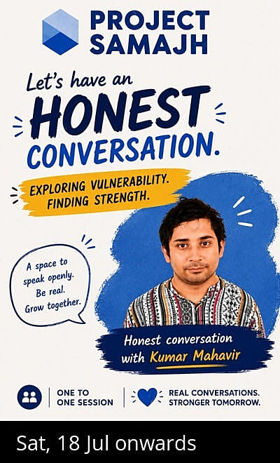 Honest Conversation with Kumar Mahavir