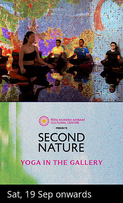 Yoga in the Gallery conducted by Amy Kim