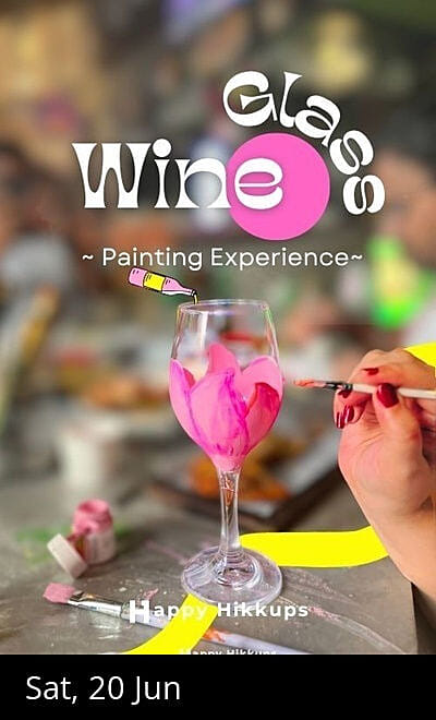 Wine Glass Painting Experience - Sip & Paint