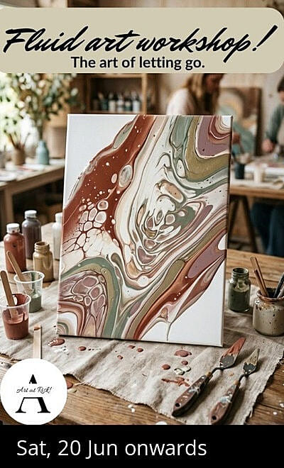 Fluid art workshop!