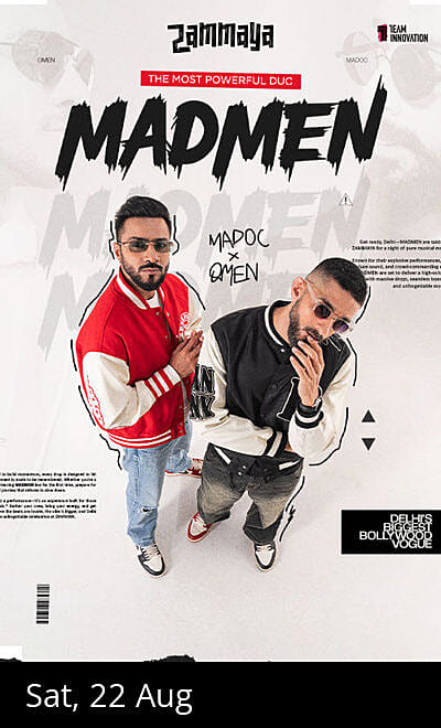 Madmen Live at Zammaya Delhi