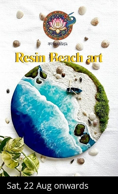 Resin Beach Art Workshop - Kalaantara
