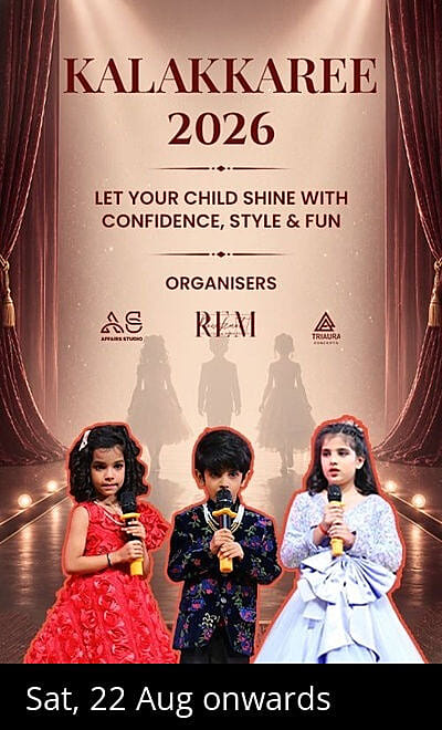 Kalakkaree 2026: Kids Fashion, Talent & Exhibition