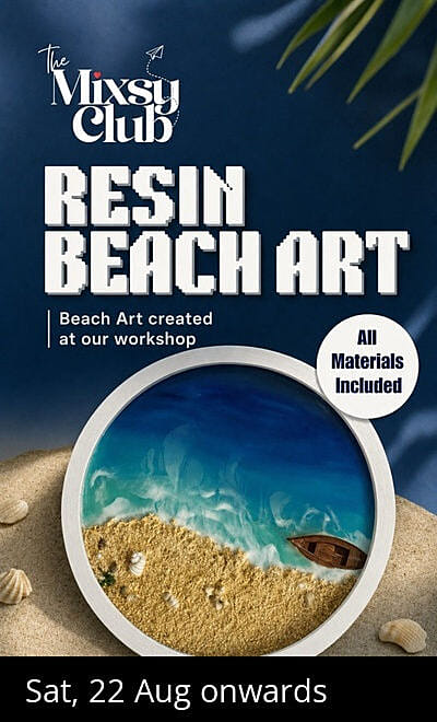 Resin Beach Art - The Mixsy Club