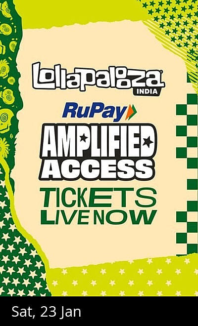 Lollapalooza India 2027 - RuPay Amplified Access