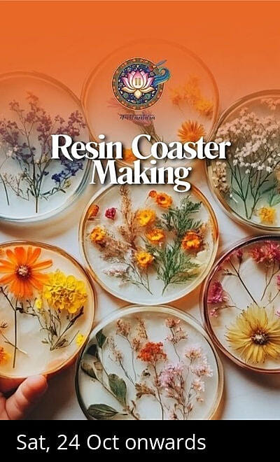 Resin Coaster Making - Kalaantara